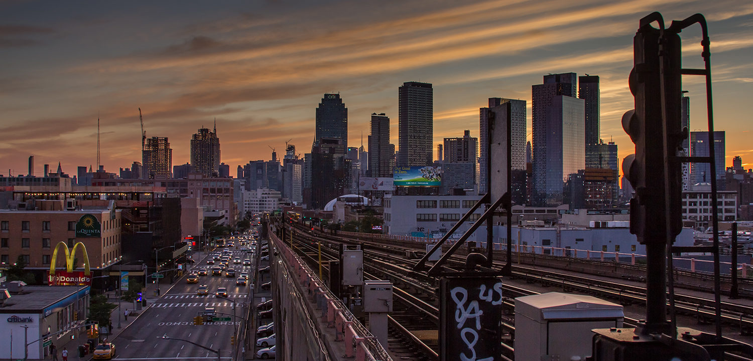 New York Time-Lapse Sunset Queens