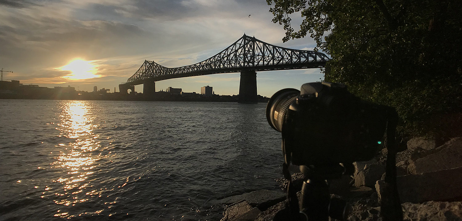 Montreal Time-Lapse Jacques Cartier Bridge Sunset