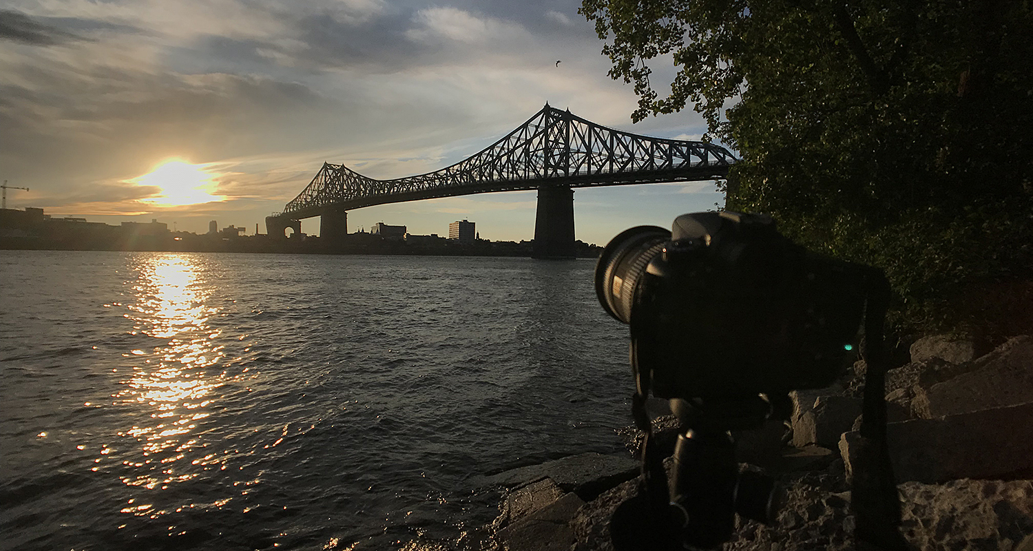 Montreal Time-Lapse Jacques Cartier Bridge Sunset