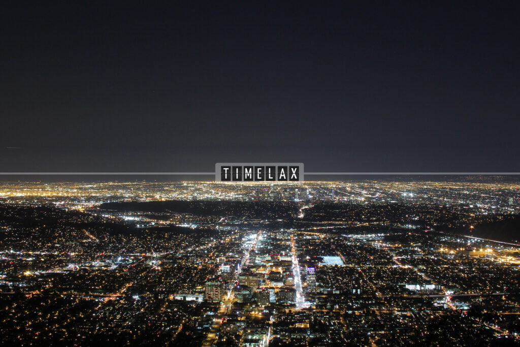 Los Angeles panoramic time-lapse from the Verdugo Mountains in Glendale, California.