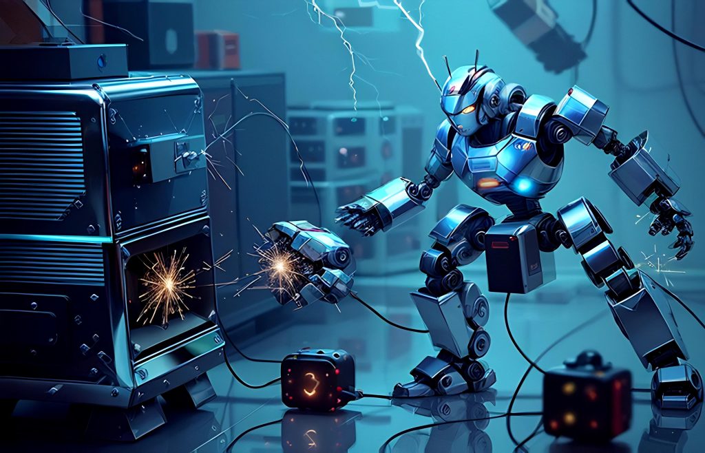 AI-generated image of a robot